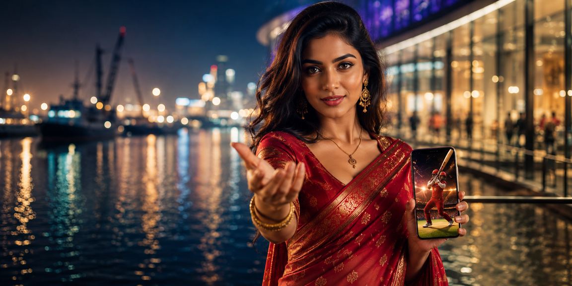 খুলনায় ক্রিকেট বেটিং উপভোগ করছেন একজন বাংলাদেশি নারী